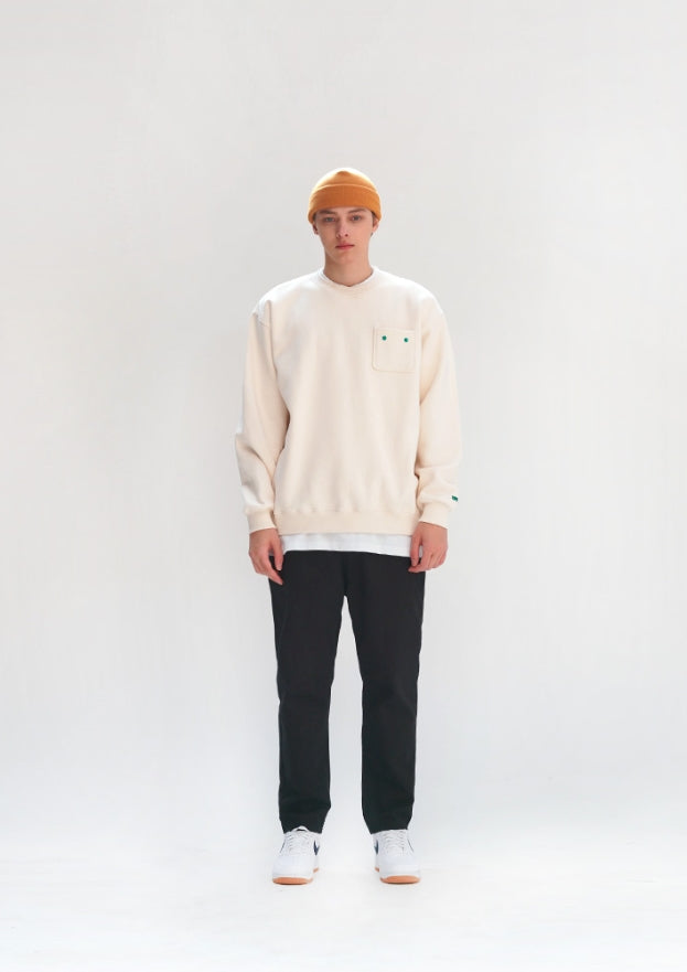 ユベスコ(UBESCO) CREWNECK MINIPOCKET SWEATSHIRT 4COLOR BJMT8079