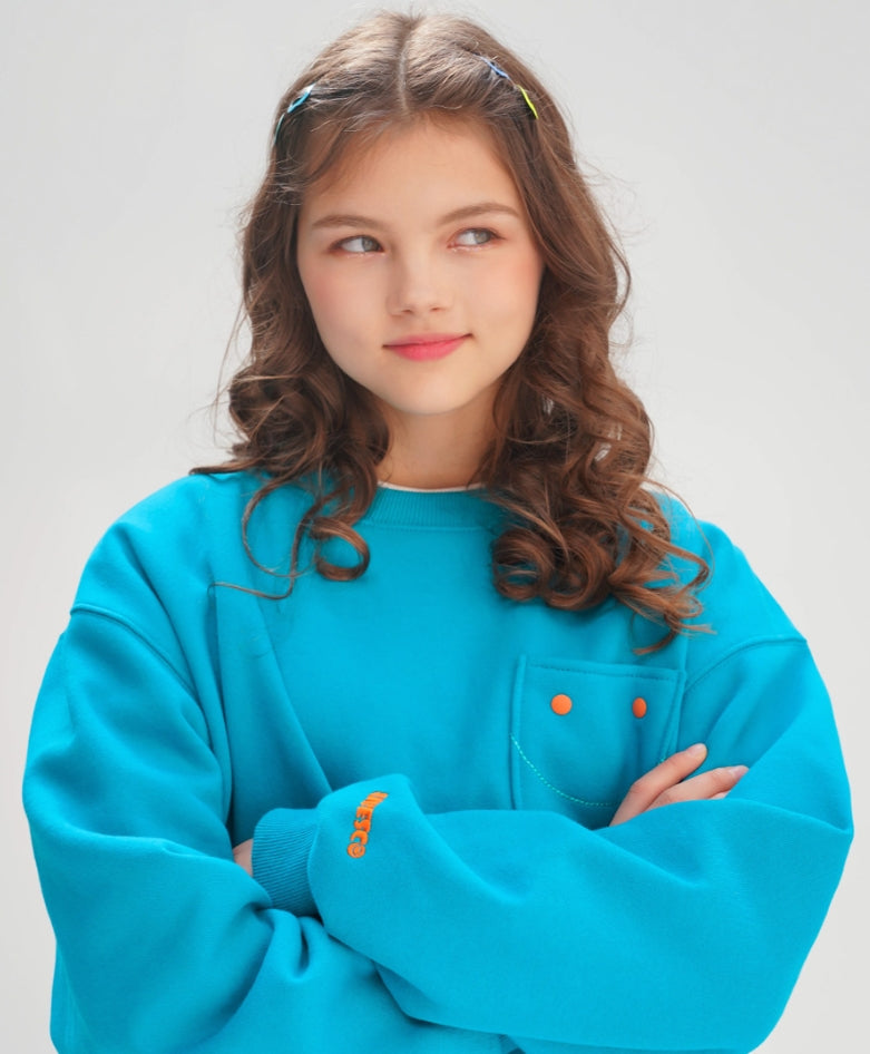 ユベスコ(UBESCO) CREWNECK MINIPOCKET SWEATSHIRT 4COLOR BJMT8079