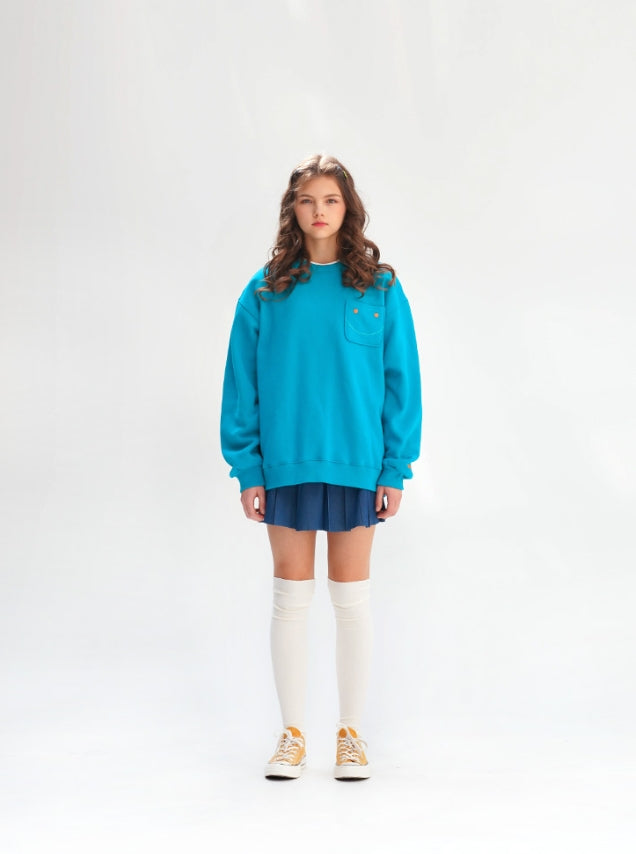 ユベスコ(UBESCO) CREWNECK MINIPOCKET SWEATSHIRT 4COLOR BJMT8079