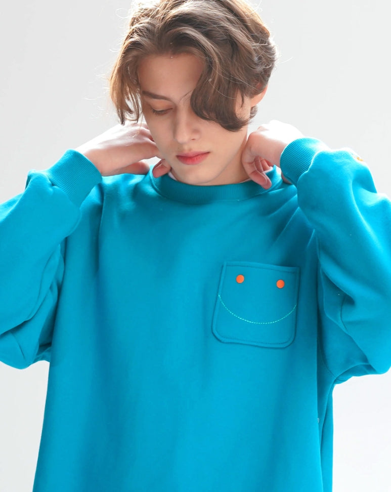 ユベスコ(UBESCO) CREWNECK MINIPOCKET SWEATSHIRT 4COLOR BJMT8079
