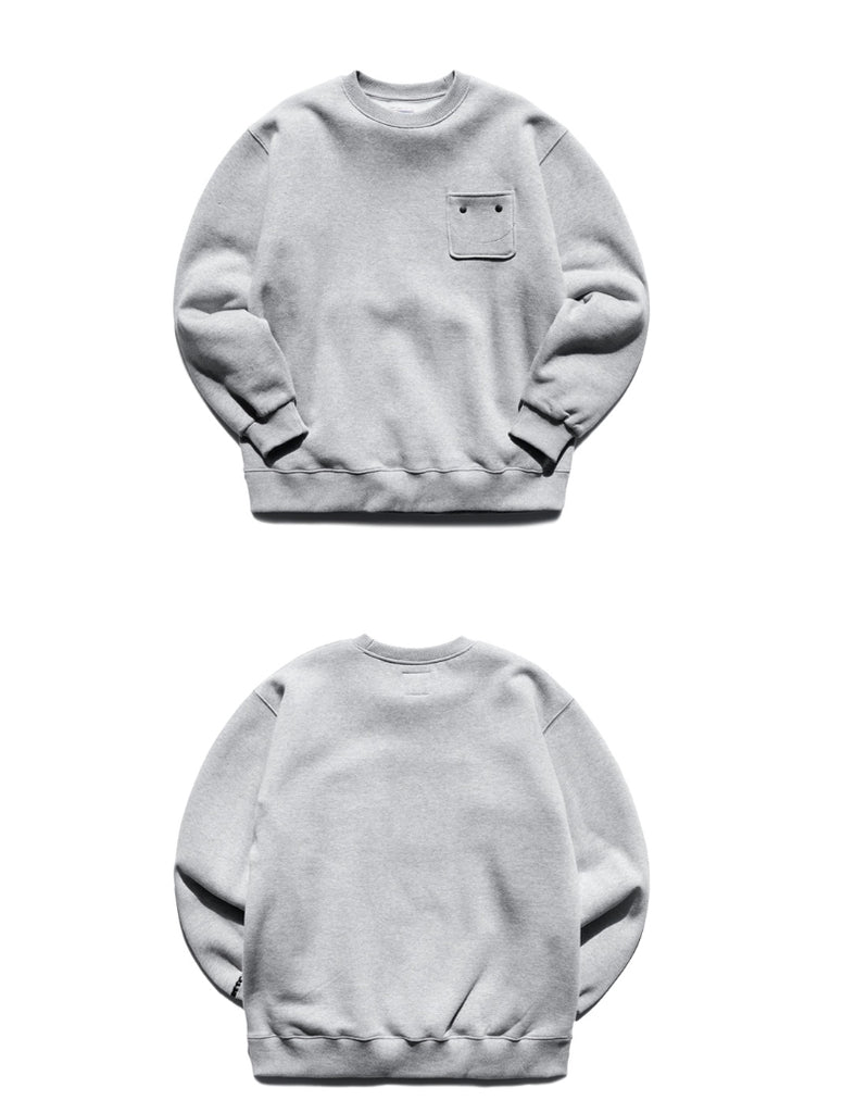 ユベスコ(UBESCO) CREWNECK MINIPOCKET SWEATSHIRT 4COLOR BJMT8079