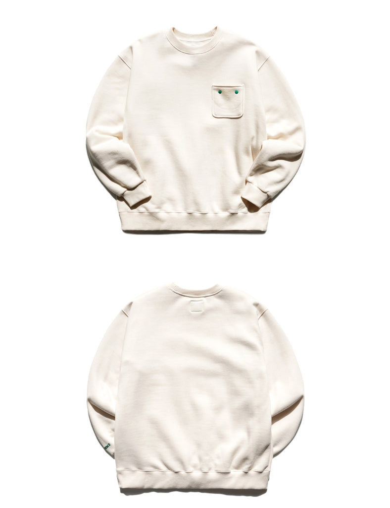 ユベスコ(UBESCO) CREWNECK MINIPOCKET SWEATSHIRT 4COLOR BJMT8079