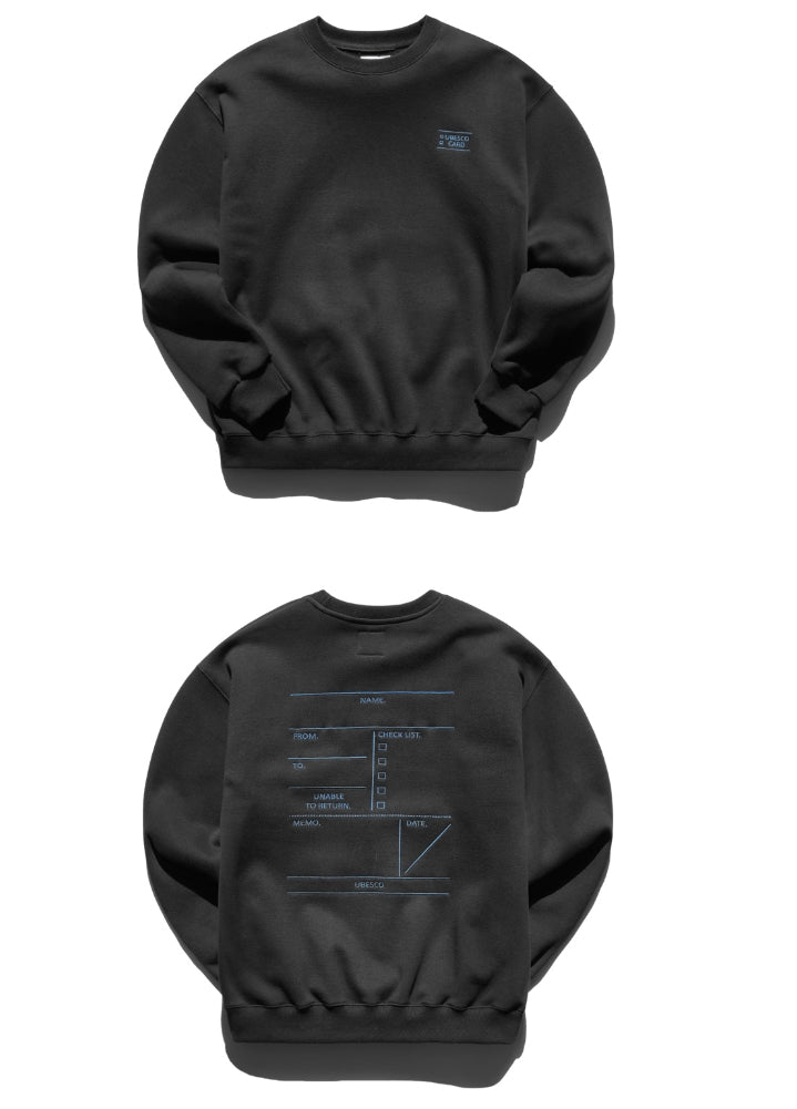 ユベスコ(UBESCO) PRESENTCARD SWEATSHIRT 4COLOR BJHD8078