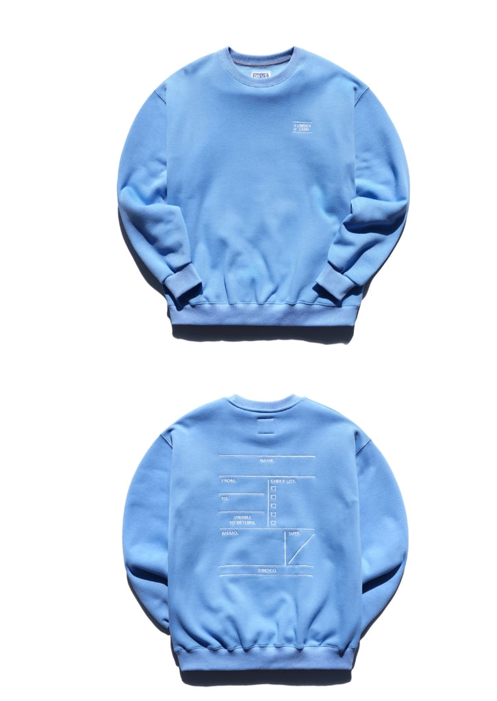 ユベスコ(UBESCO) PRESENTCARD SWEATSHIRT 4COLOR BJHD8078