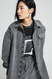 イーエスシースタジオ(ESC STUDIO)  Denim pocket shirt (grey)