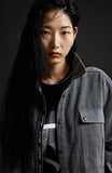 イーエスシースタジオ(ESC STUDIO)  Denim pocket shirt (grey)