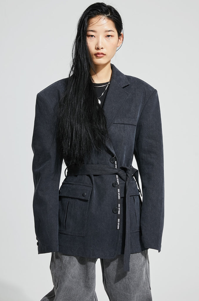 イーエスシースタジオ(ESC STUDIO)  Denim pocket blazer
