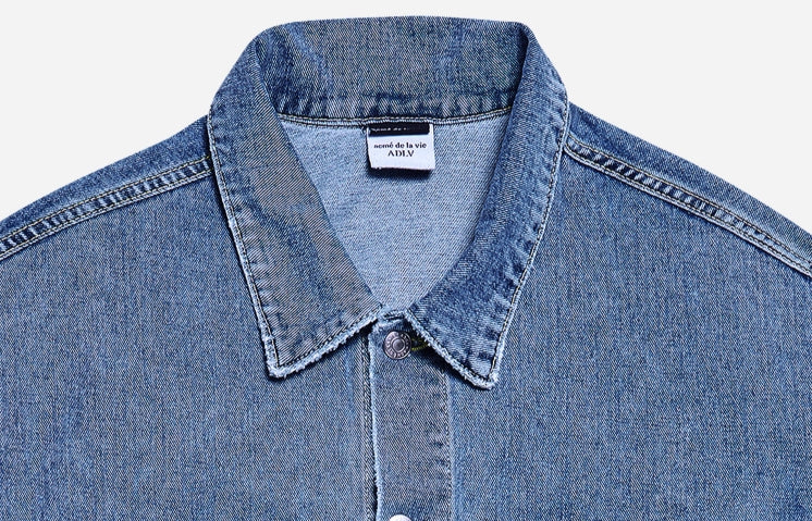 アクメドラビ(acme' de la vie) ADLV PAINTING DENIM JACKET BLUE