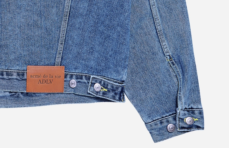 アクメドラビ(acme' de la vie) ADLV PAINTING DENIM JACKET BLUE