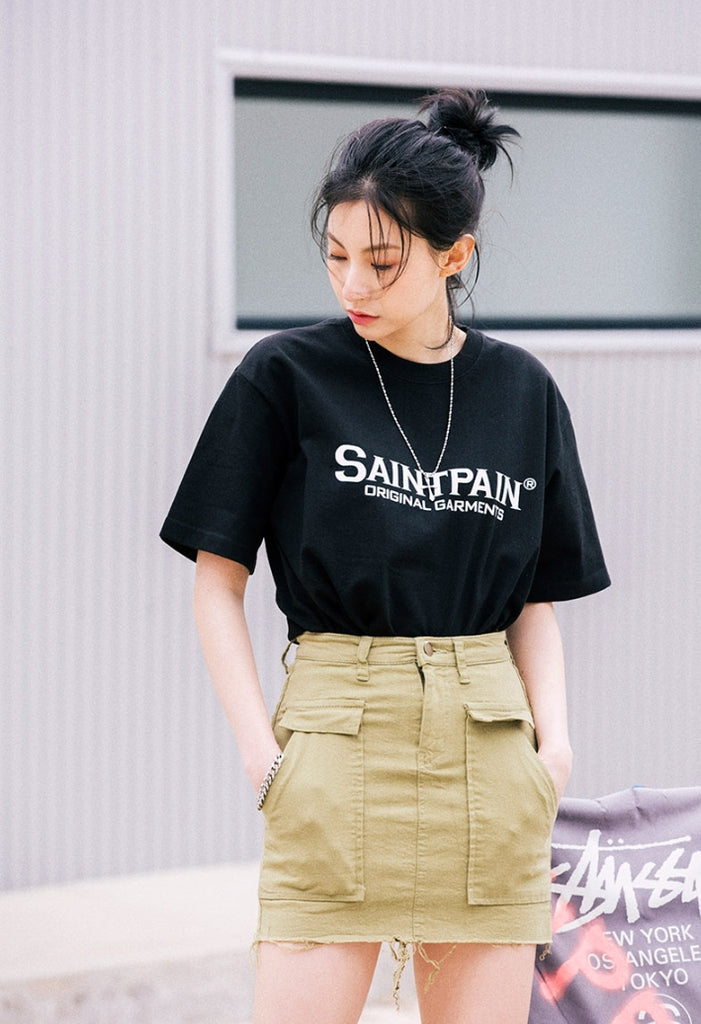 セイントペイン(SAINTPAIN) SP OG LOGO TEE-BLACK