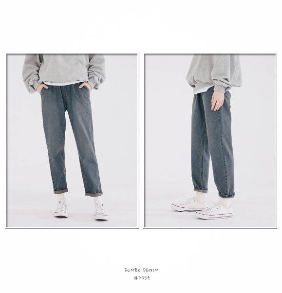 ダブルユーブイプロジェクト(WV PROJECT) DUMBO DENIM PANTS BLUE CJLP7359