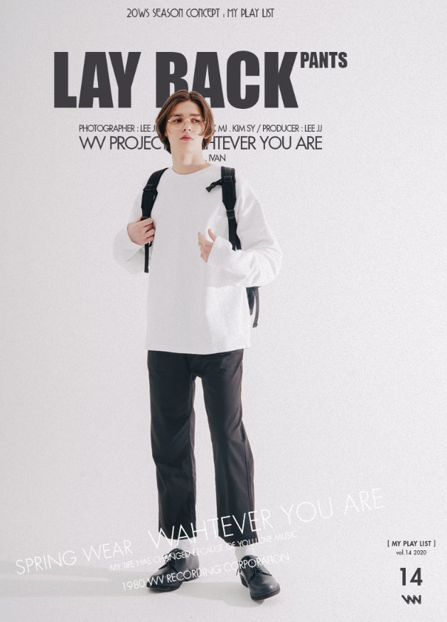 ダブルユーブイプロジェクト(WV PROJECT) LAY BACK PANTS BLACK CJLP7360