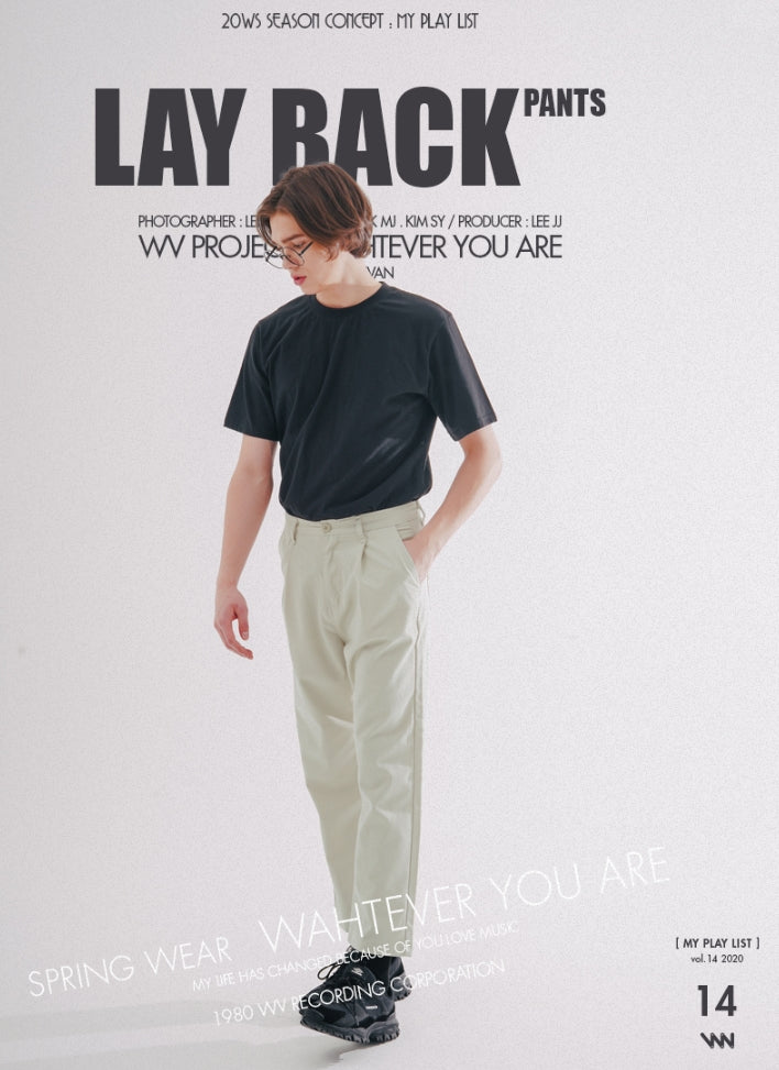 ダブルユーブイプロジェクト(WV PROJECT) LAY BACK PANTS CREAM CJLP7360