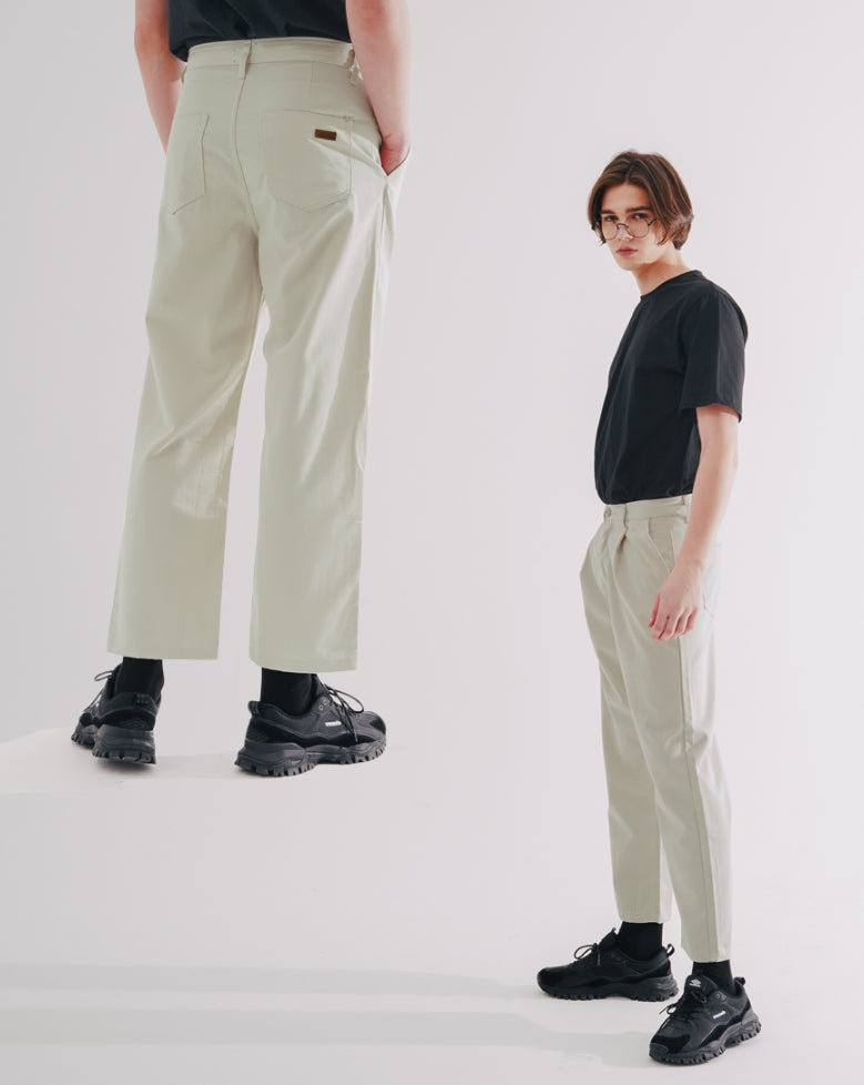 ダブルユーブイプロジェクト(WV PROJECT) LAY BACK PANTS CREAM CJLP7360