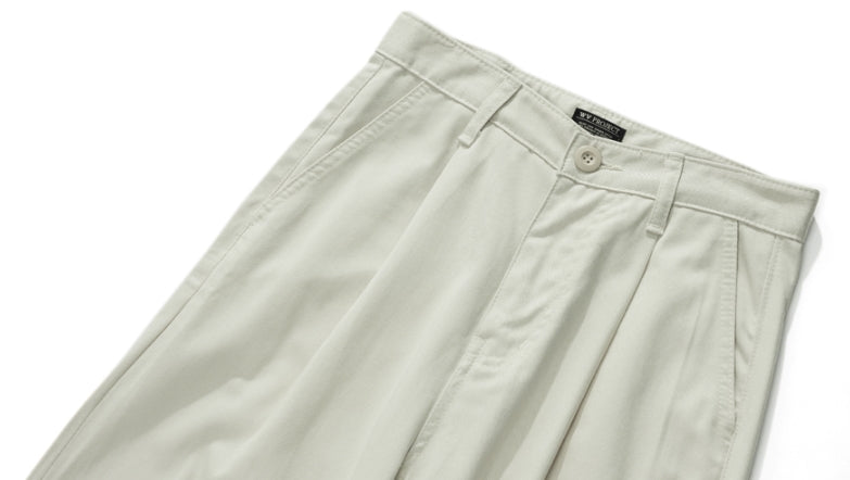 ダブルユーブイプロジェクト(WV PROJECT) LAY BACK PANTS CREAM CJLP7360