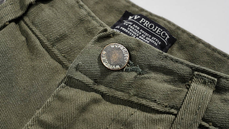 ダブルユーブイプロジェクト(WV PROJECT) MATE COTTON PANTS KHAKI CJLP7356