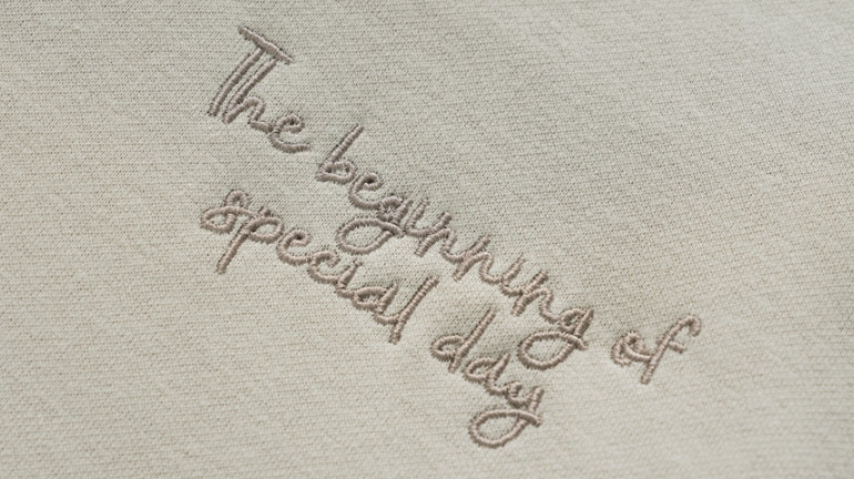 ダブルユーブイプロジェクト(WV PROJECT)  NEW BOND SWEATSHIRT CREAM SYMT7365