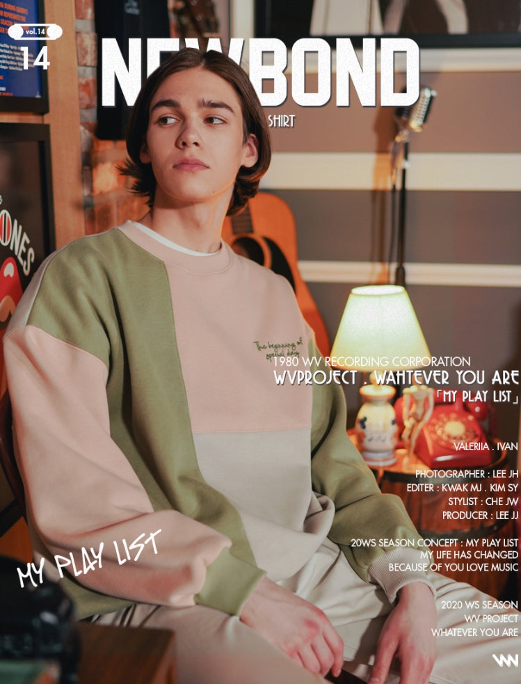 ダブルユーブイプロジェクト(WV PROJECT)  NEW BOND SWEATSHIRT BEIGE SYMT7365