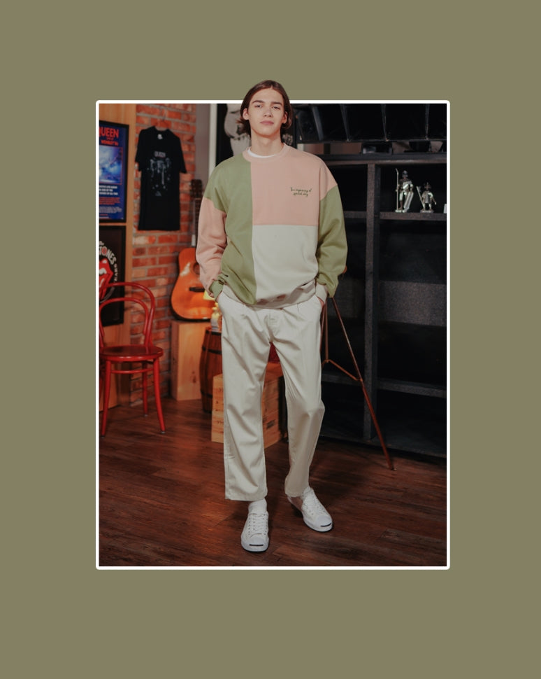 ダブルユーブイプロジェクト(WV PROJECT)  NEW BOND SWEATSHIRT BEIGE SYMT7365