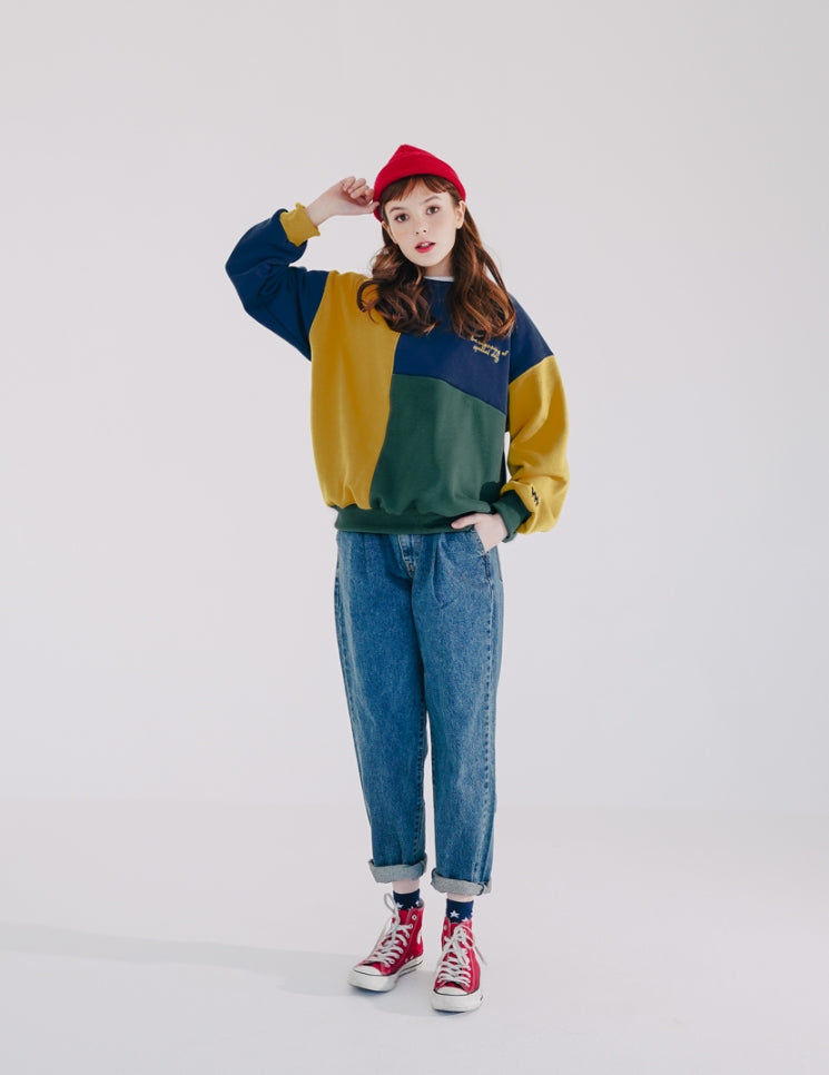 ダブルユーブイプロジェクト(WV PROJECT)  NEW BOND SWEATSHIRT GREEN SYMT7365