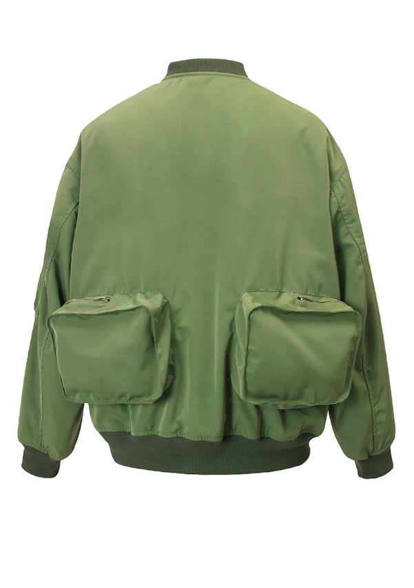 クーデグレース(Coup de grace)  BACK POCKET MA-1 JACKET OLIVE