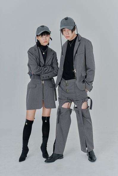 オージーオーディー(OZOD) SMOKER BALL-CAP_gray