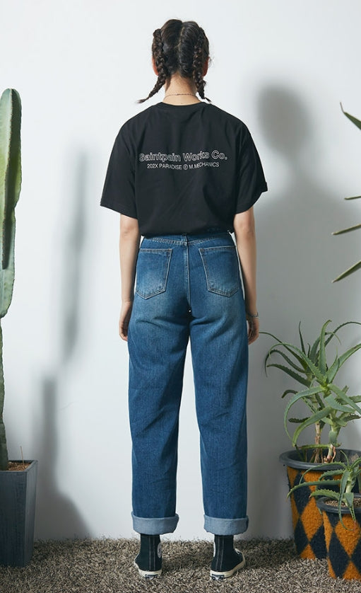 セイントペイン(SAINTPAIN)  SP SAINT LOGO TEE-BLACK