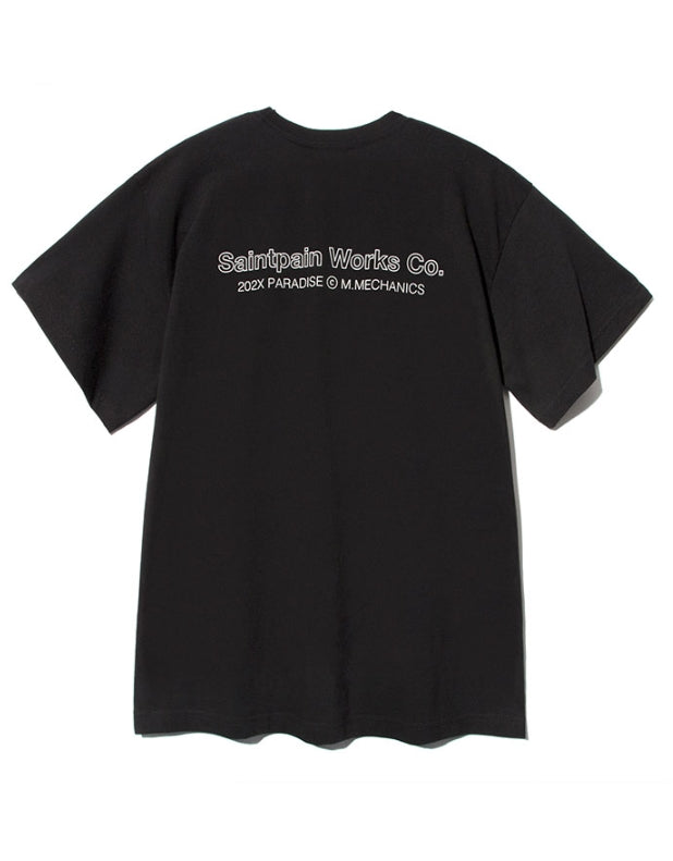セイントペイン(SAINTPAIN)  SP SAINT LOGO TEE-BLACK