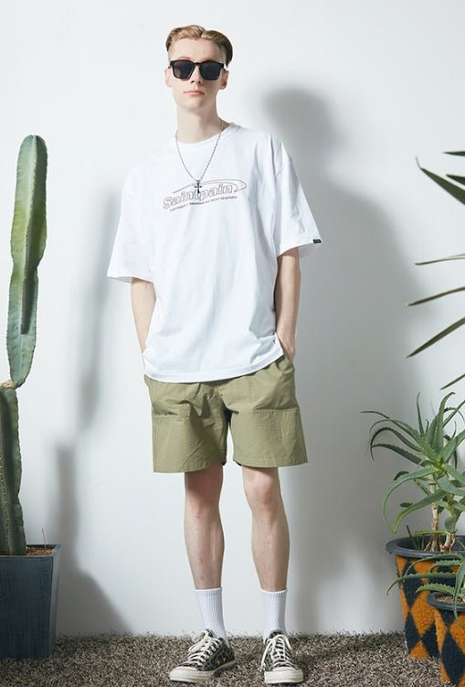 セイントペイン(SAINTPAIN)  SP SAINT LOGO TEE-WHITE