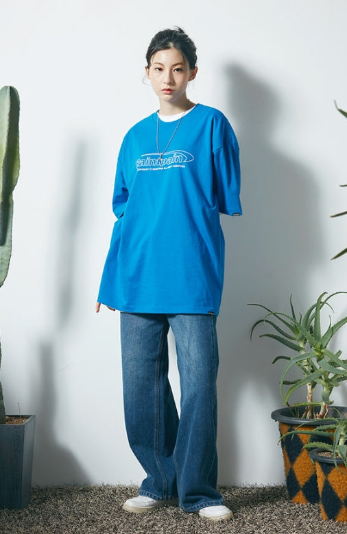 セイントペイン(SAINTPAIN)  SP SAINT LOGO TEE-BLUE