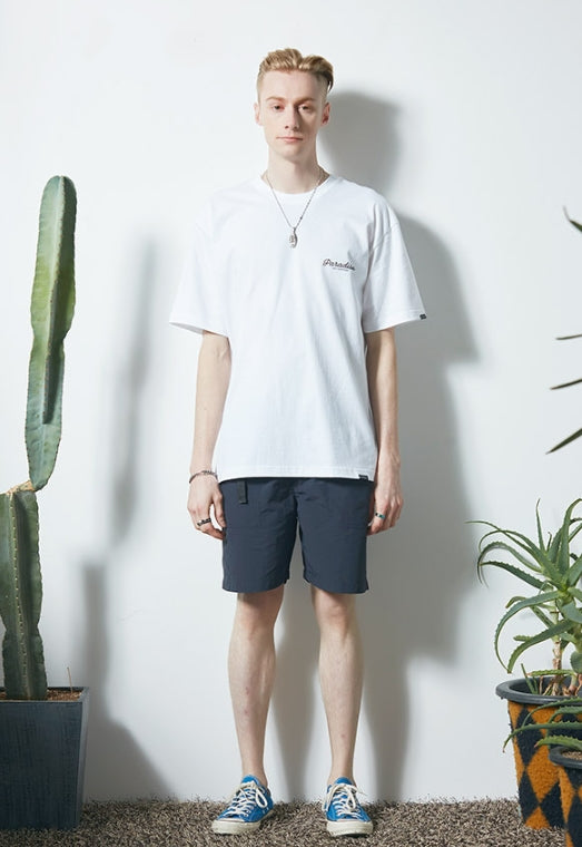 セイントペイン(SAINTPAIN) SP SEASIDE PALM TREE TEE-WHITE