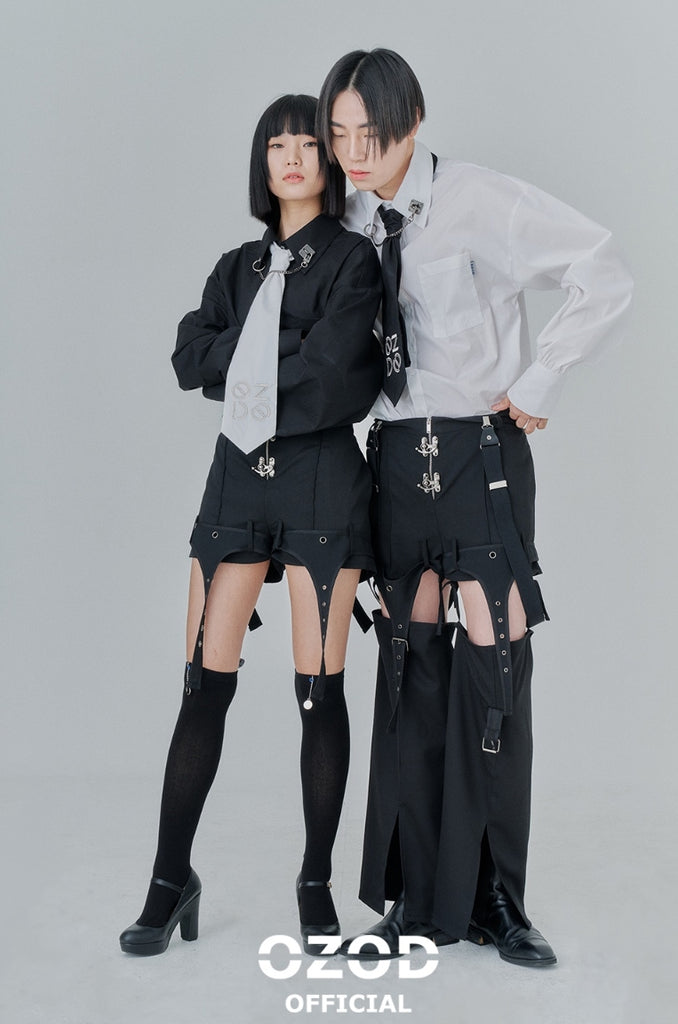 オージーオーディー(OZOD) DETACHABLE PANTS_black