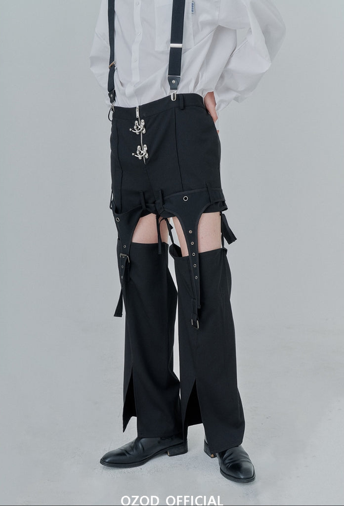 オージーオーディー(OZOD) DETACHABLE PANTS_black