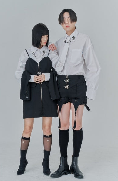 オージーオーディー(OZOD) DETACHABLE PANTS_black