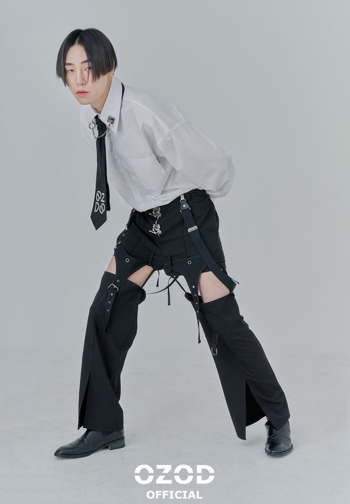 オージーオーディー(OZOD) DETACHABLE PANTS_black