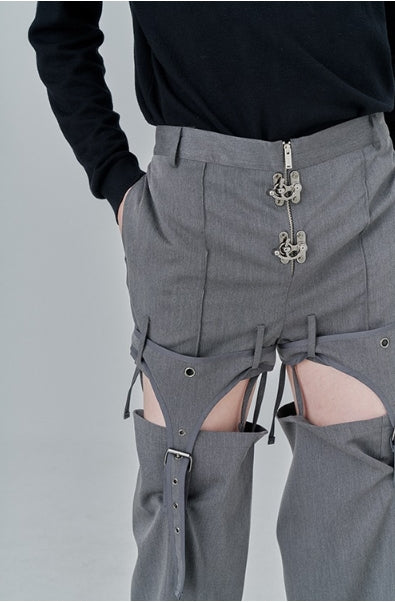 オージーオーディー(OZOD) DETACHABLE PANTS_gray