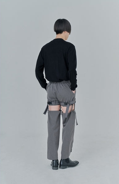 オージーオーディー(OZOD) DETACHABLE PANTS_gray