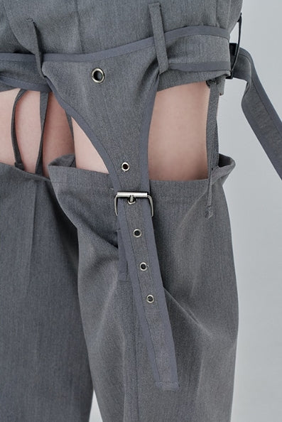 オージーオーディー(OZOD) DETACHABLE PANTS_gray