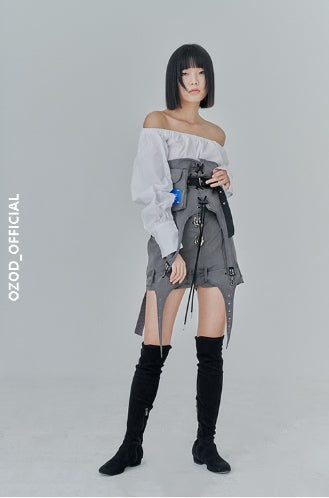 オージーオーディー(OZOD) DETACHABLE PANTS_gray