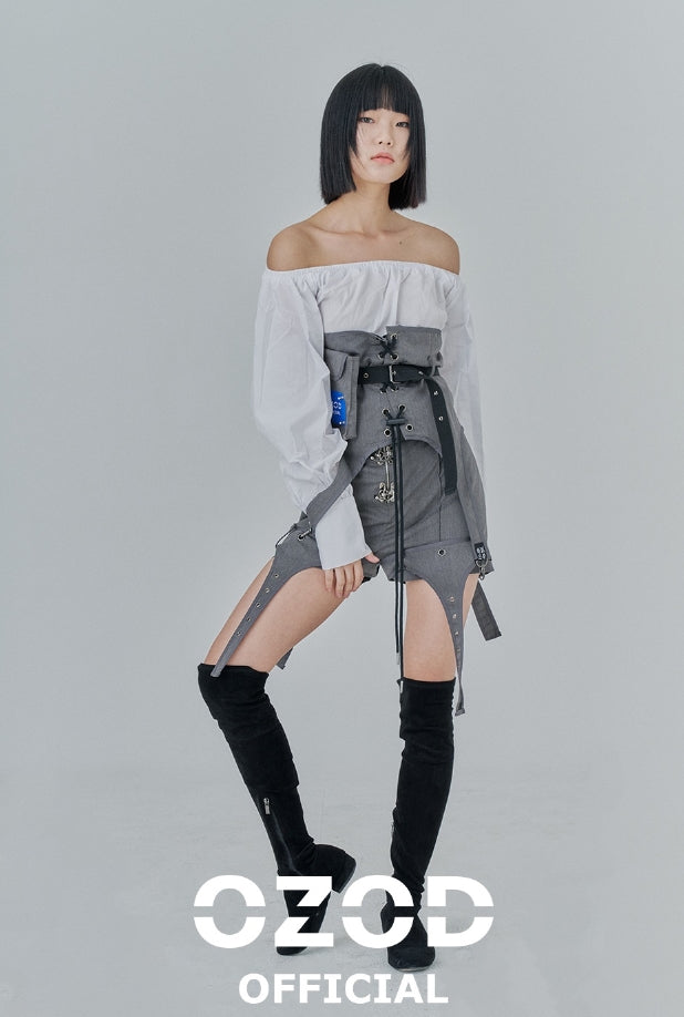 オージーオーディー(OZOD) DETACHABLE PANTS_gray