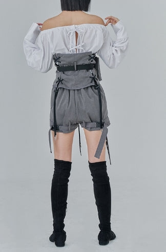 オージーオーディー(OZOD) DETACHABLE PANTS_gray