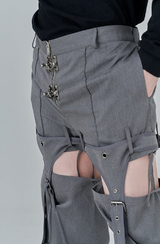 オージーオーディー(OZOD) DETACHABLE PANTS_gray
