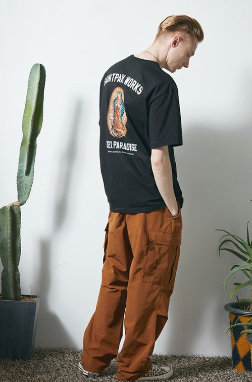 セイントペイン(SAINTPAIN)   SP 2X GUADALUPE TEE-BLACK