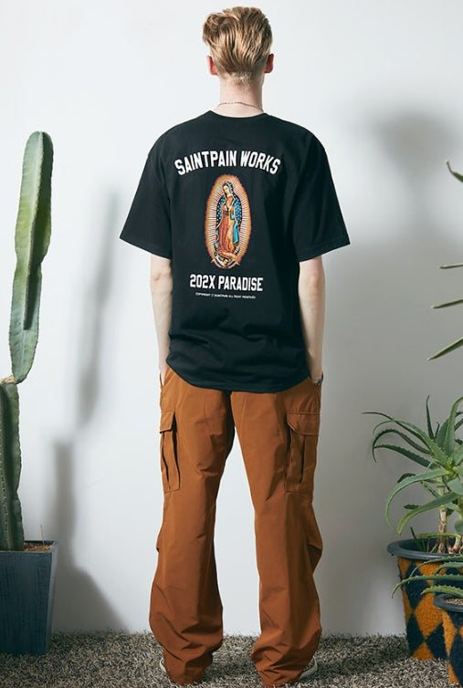セイントペイン(SAINTPAIN)   SP 2X GUADALUPE TEE-BLACK