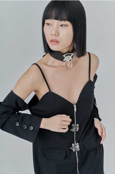 オージーオーディー(OZOD) SUIT ONE-PIECE_black