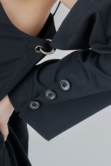 オージーオーディー(OZOD) SUIT ONE-PIECE_black