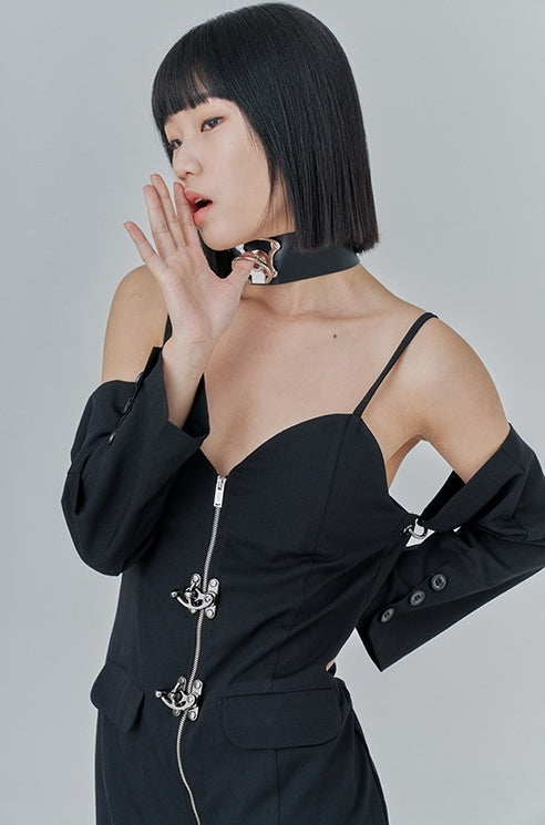 オージーオーディー(OZOD) SUIT ONE-PIECE_black