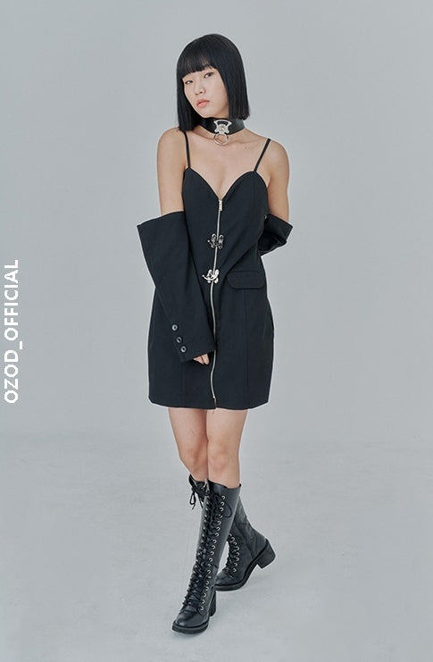 オージーオーディー(OZOD) SUIT ONE-PIECE_black