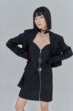 オージーオーディー(OZOD) SUIT ONE-PIECE_black