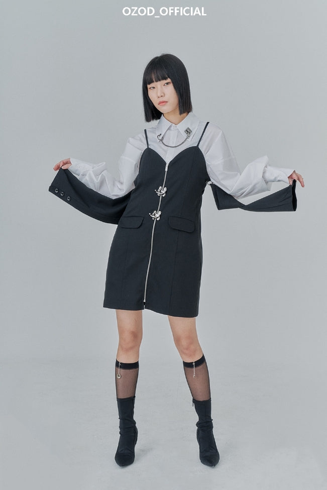 オージーオーディー(OZOD) SUIT ONE-PIECE_black
